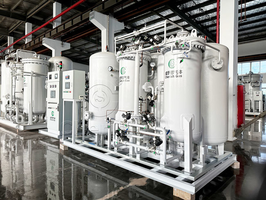 Sistema de purificação de nitrogénio de aço flexível de alta pureza